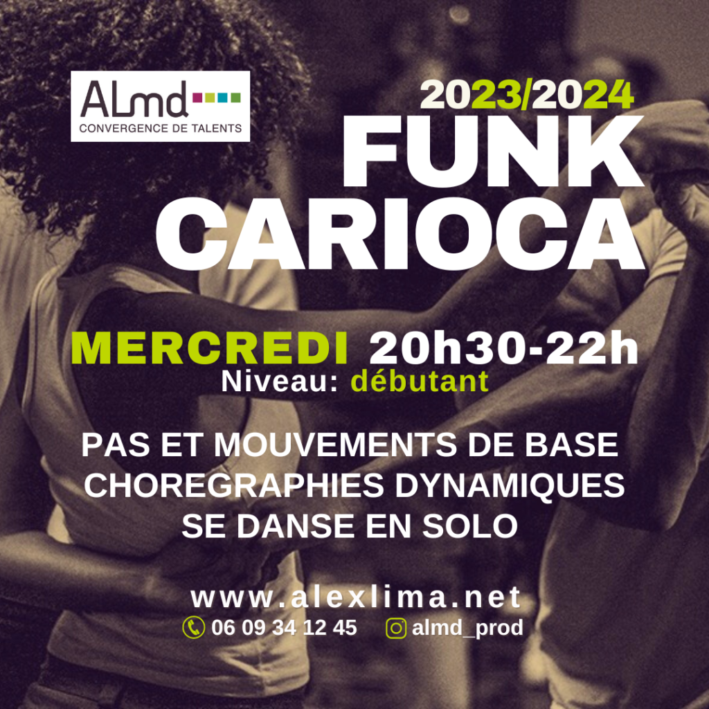 New: cours de Funk carioca avec Alex Lima au Centre du Marais