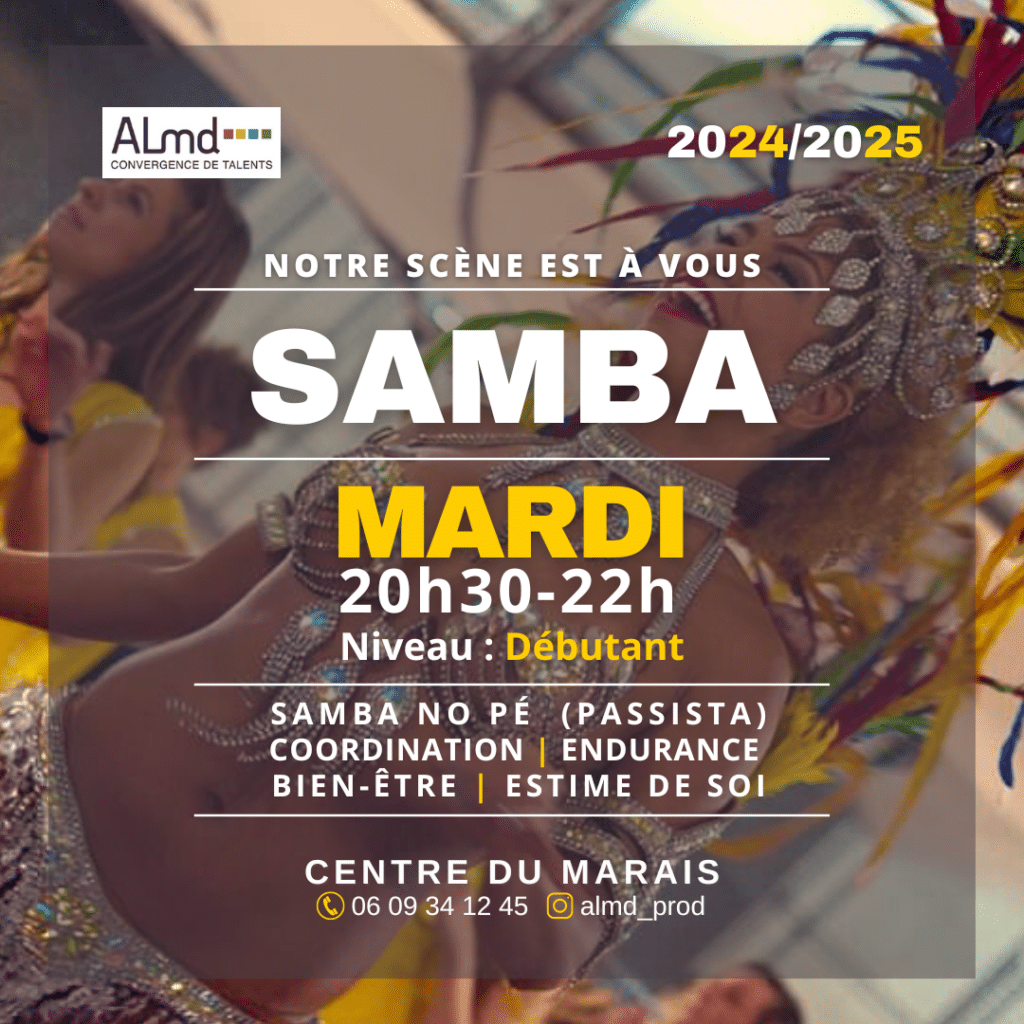 Cours de samba passista - ALMD School